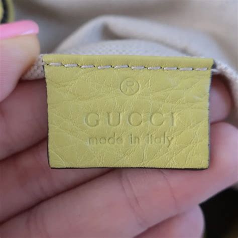 fake gucci tags|how to authenticate vintage Gucci.